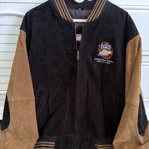 VINTAGE 2000 NCAA FINAL FOUR LEATHER JACKET. SIZE L. FREE SHIPPING